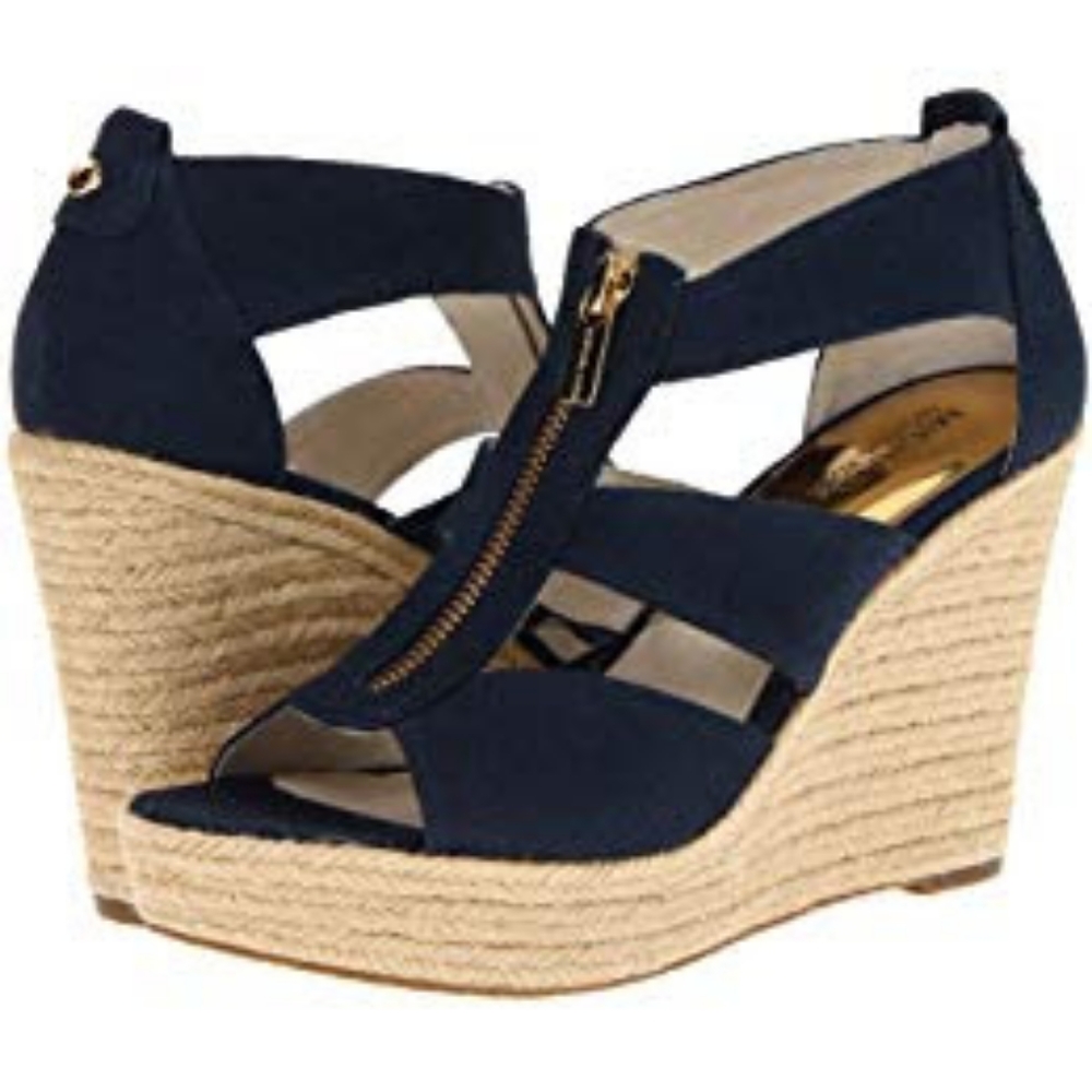 Michael Kors Damita Navy Wedges